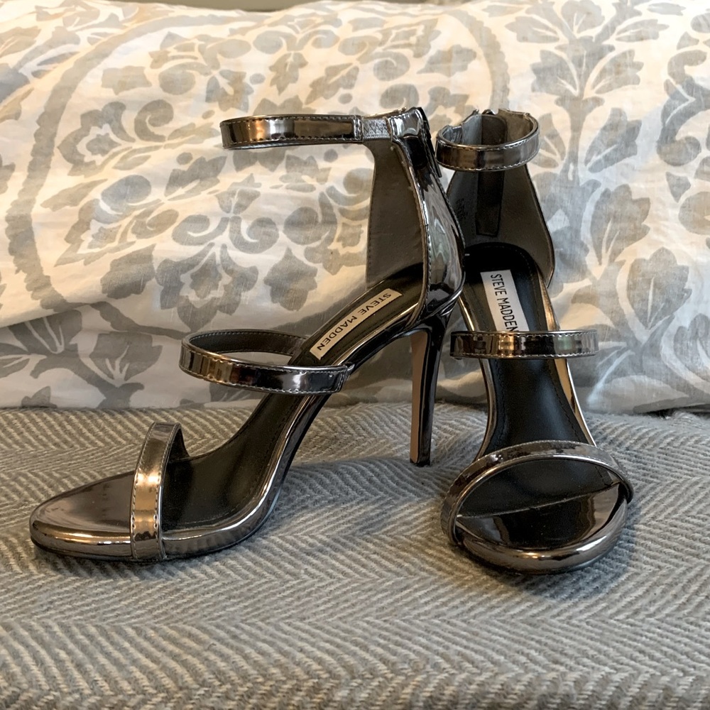 Steve Madden | Silver Feelya Sandal | Size 6.5
